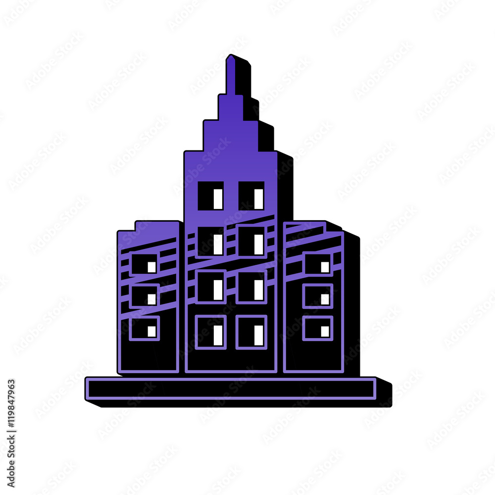 ikona retro lata 80 wektor