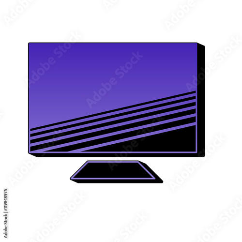 ikona retro lata 80 wektor