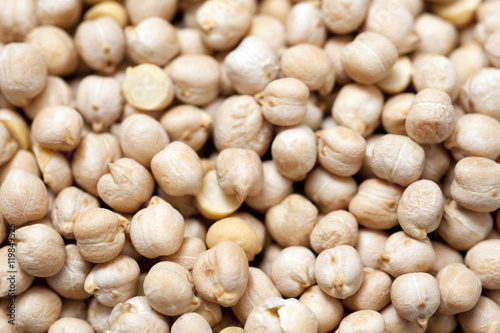 Background of chickpeas