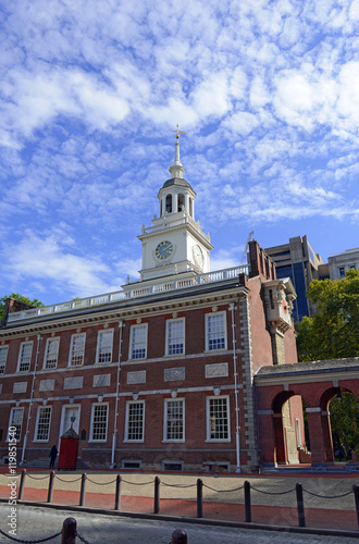 Independence Hall, originally known as Pennsylvania State House is where the Constitution and the Declaration of Independence were signed, Philadelphia, Pennsylvania, USA