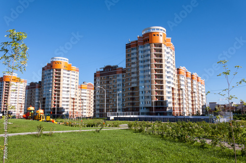 Well-maintained apartment complex "Nut hill" in Khabarovsk  