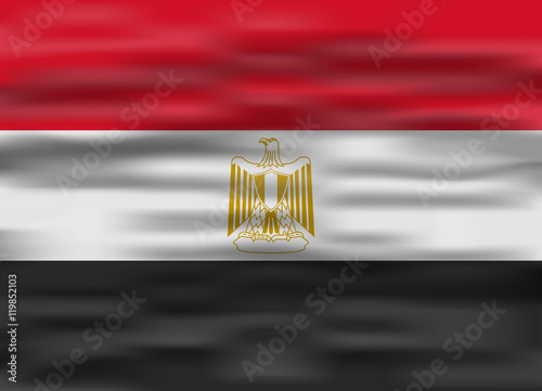 realistic flag egypt