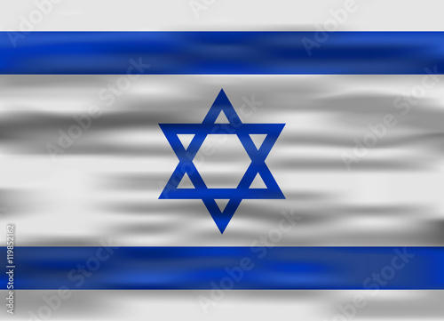 realistic flag israel