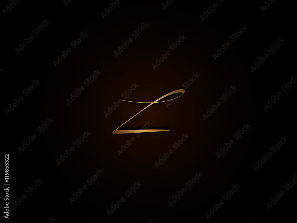 Sketch Gold Font Z_03 Sketch Gold Font Z_03
