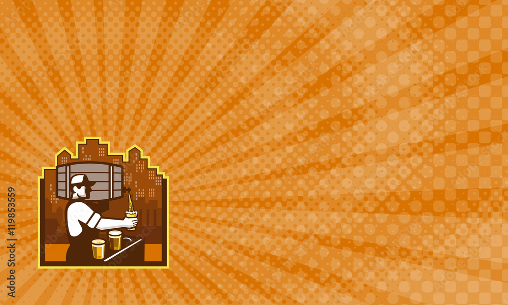 Obraz premium Craft Beer Brewery Business Card