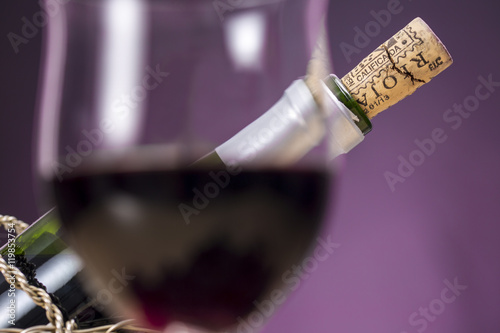 Rioja red wine photo