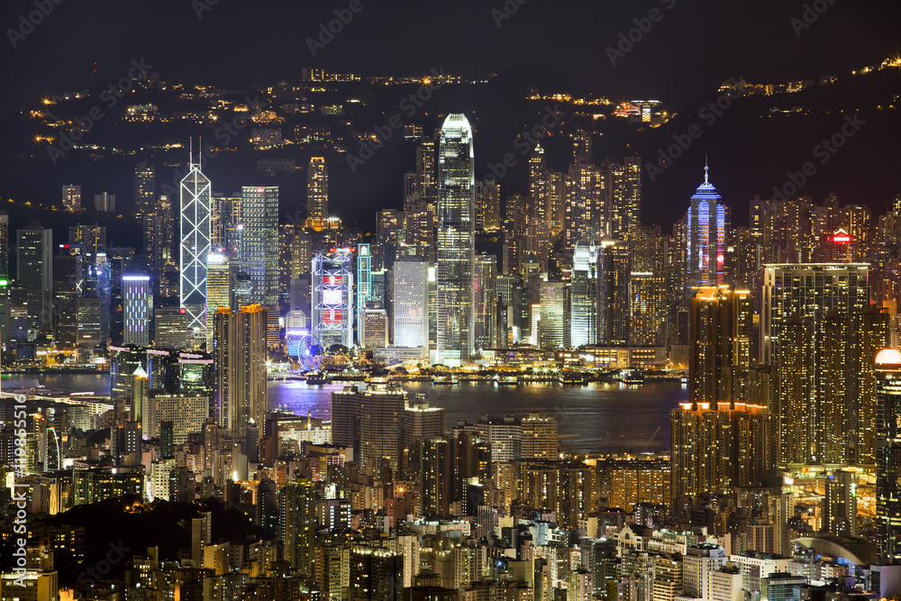 Hong Kong Island from Kowloon