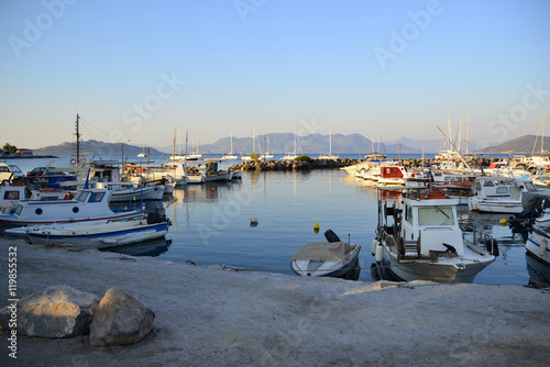 Aegina port general view