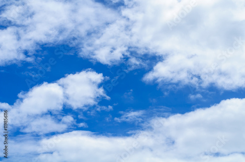 Blue Sky With Cloud Background