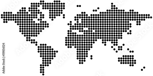 World Map - Positive Dot (13x13px)