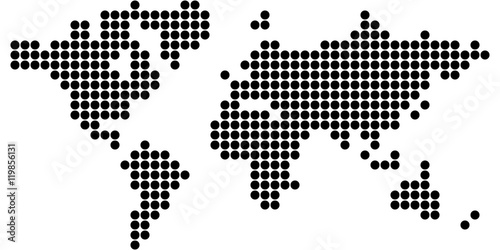 World Map - Positive Dot (18x18px)