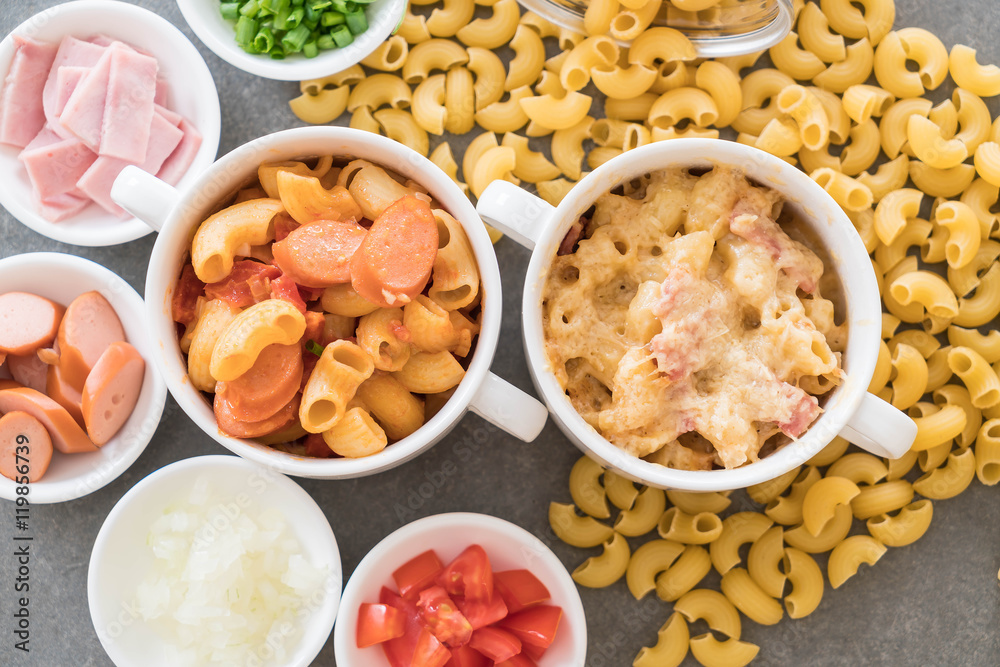 macaroni cheese and ham macaroni cheese and ham