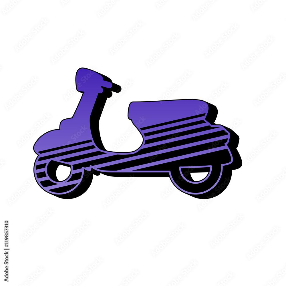 ikona retro lata 80 wektor