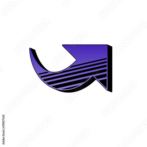 ikona retro lata 80 wektor