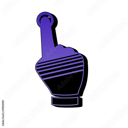 ikona retro lata 80 wektor