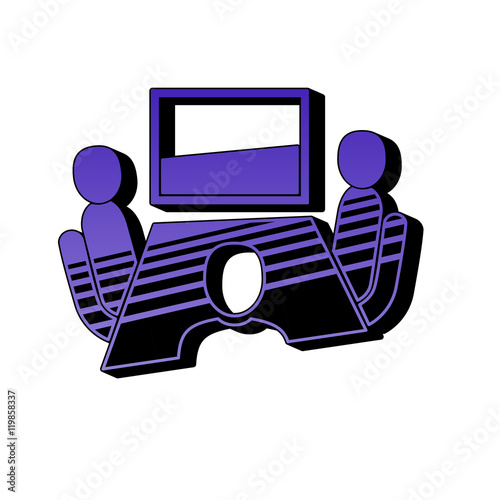 ikona retro lata 80 wektor