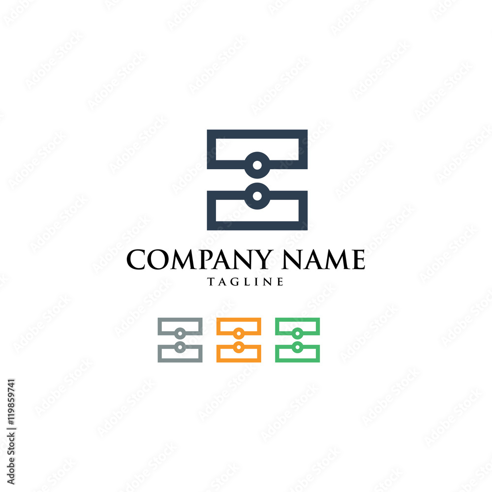 Technology Computer Digital Internet Logo Icon Vector Technology Computer Digital Internet Logo Icon Vector