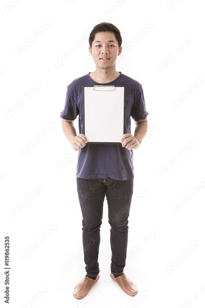 Young man isolated on white. Asian male model Young man isolated on white. Asian male model