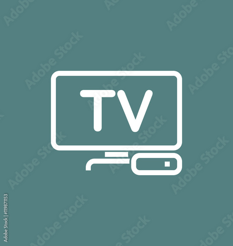 TV box / IPTV vector icon
