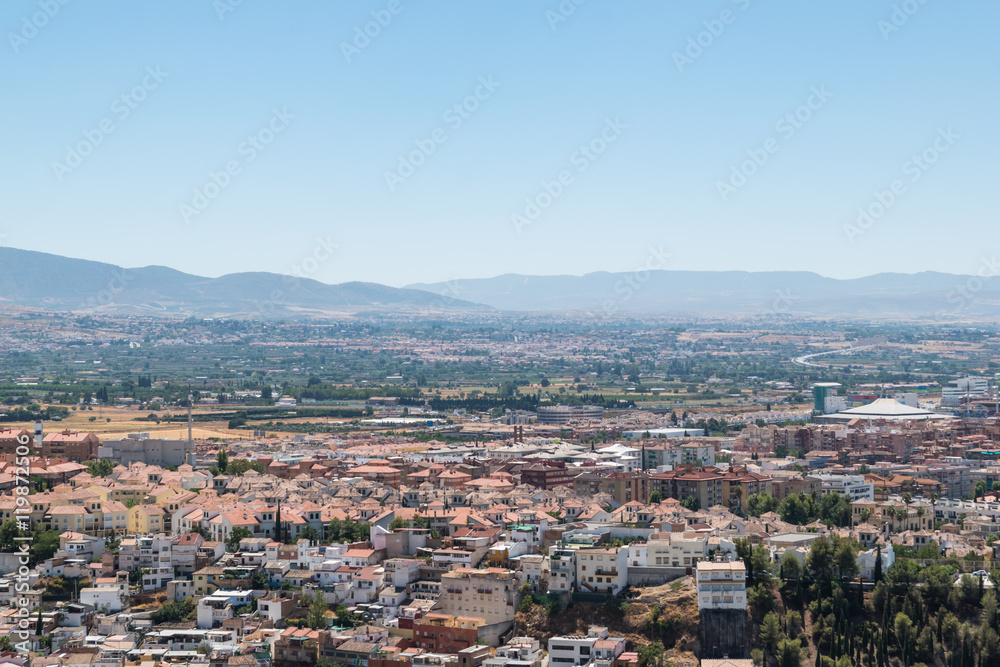 City in the mountains - Granada, Spain