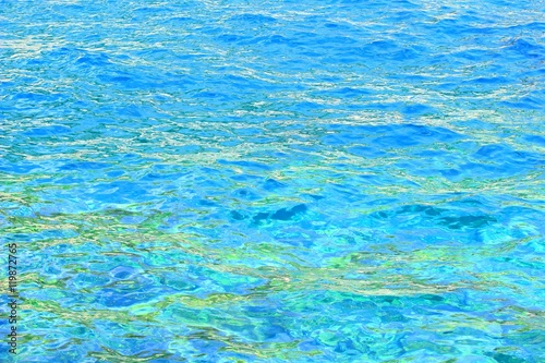 Clear blue sea background