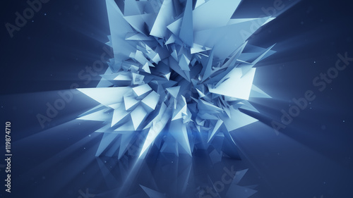 Polygonal network shape abs...