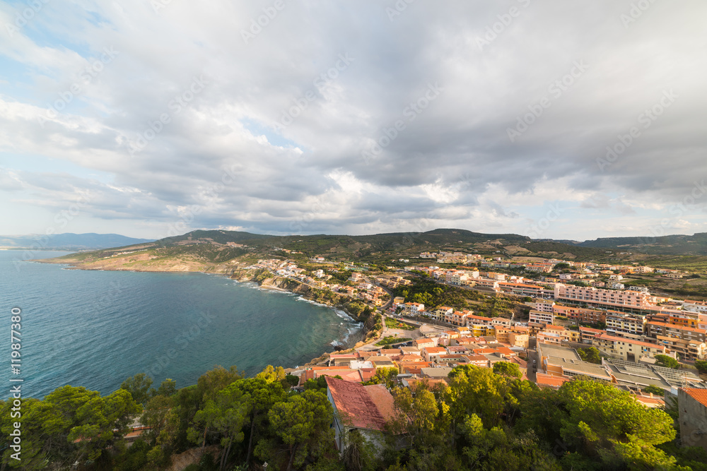 panoramic view of Castelsardo