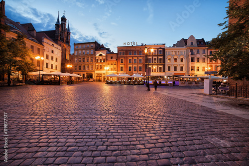 Old Town Market Square in Torun