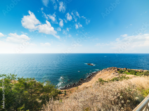 Castelsardo coast on a clear day