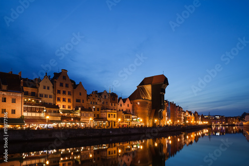 Old City of Gdansk at Twilight