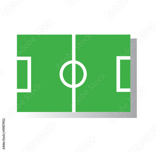 football field icon vector