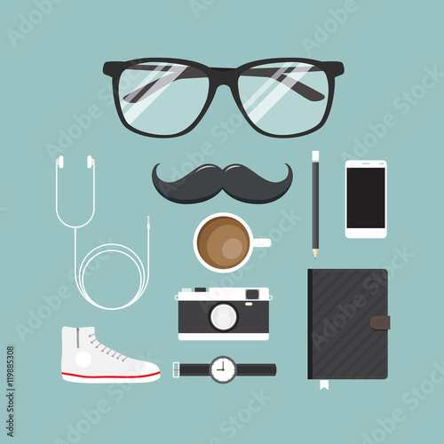 Lifestyle Accessories. Vect...