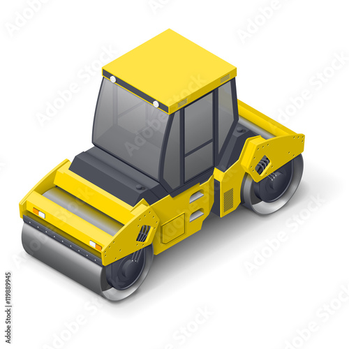 Tandem vibratory roller icon
