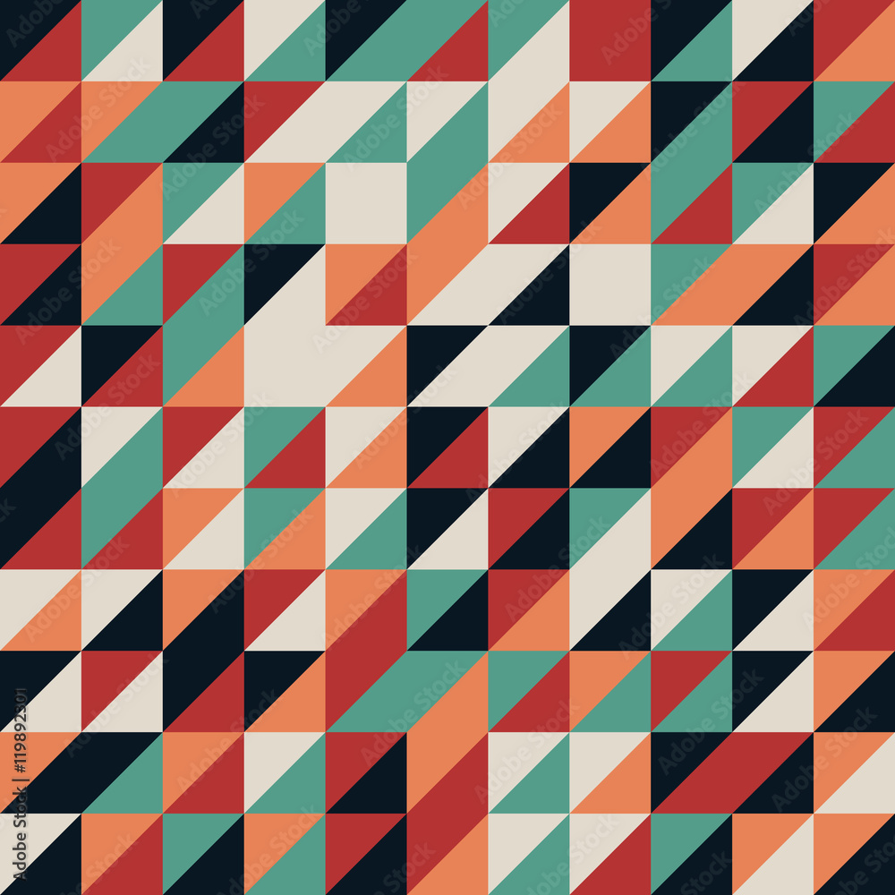 Abstract Colorful Triangles Background Design