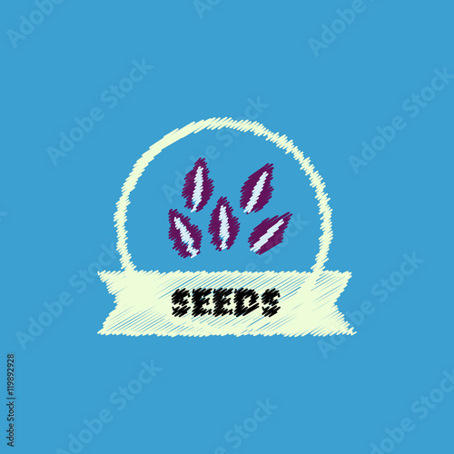 flat vector icon design collection Kitchenware seasoning seeds