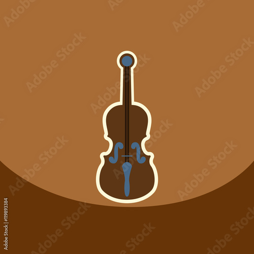 flat vector icon design collection musical instrument