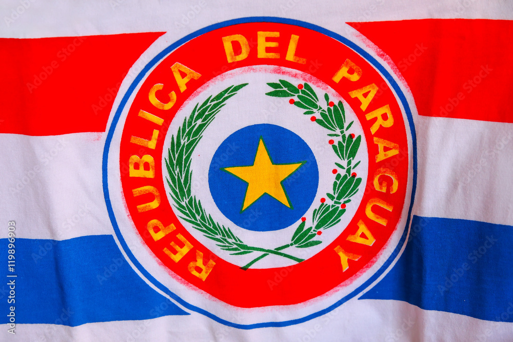National flag of Paraguay