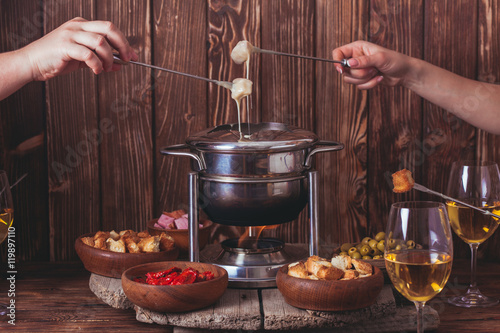 The cheese fondue photo