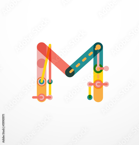 Vector letter logo © antishock