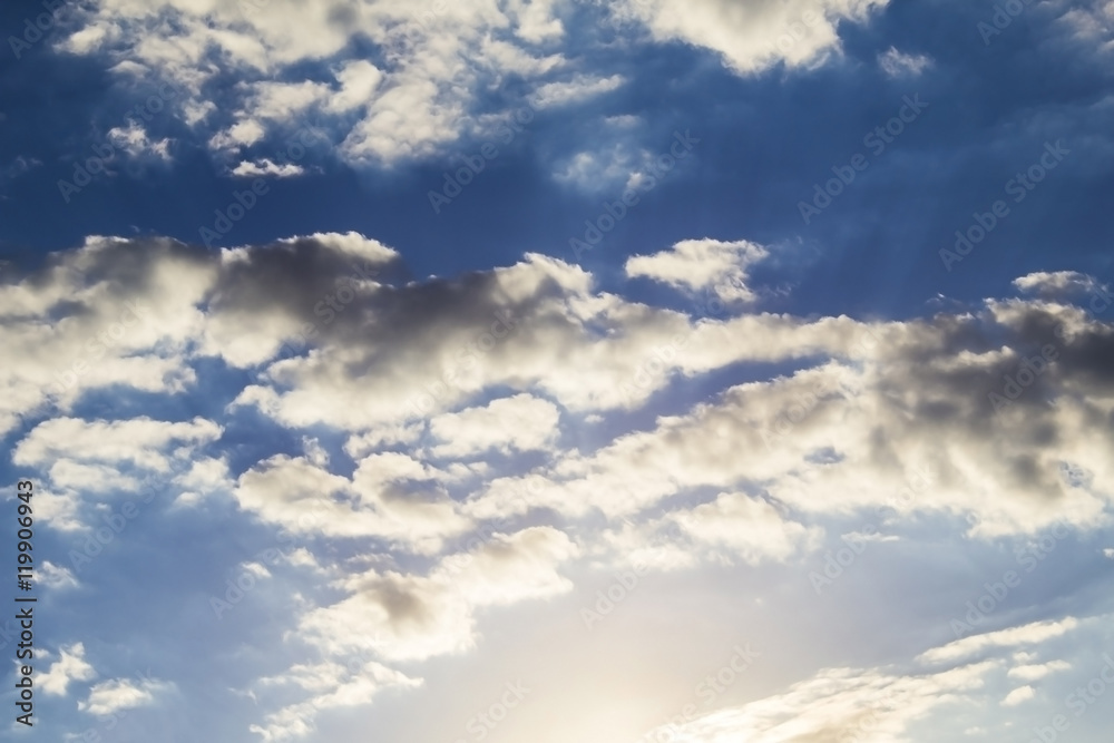 Obraz premium Sky with clouds