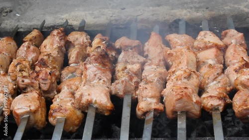 Grilled caucasus barbecue