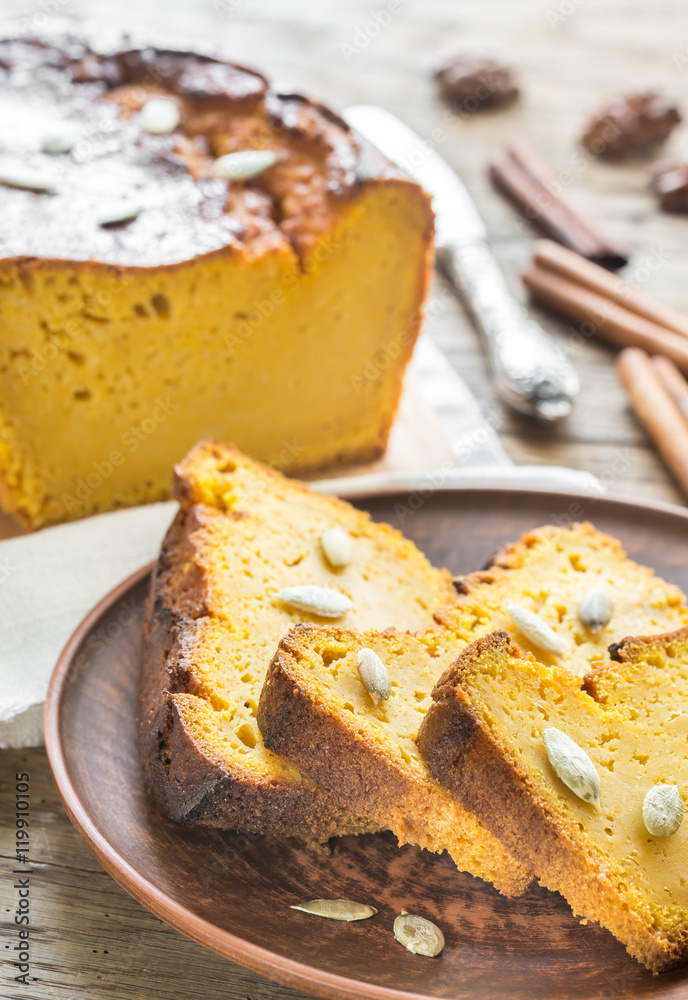Loaf of pumpkin bread Loaf of pumpkin bread