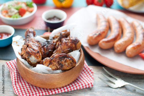 Grilled meat