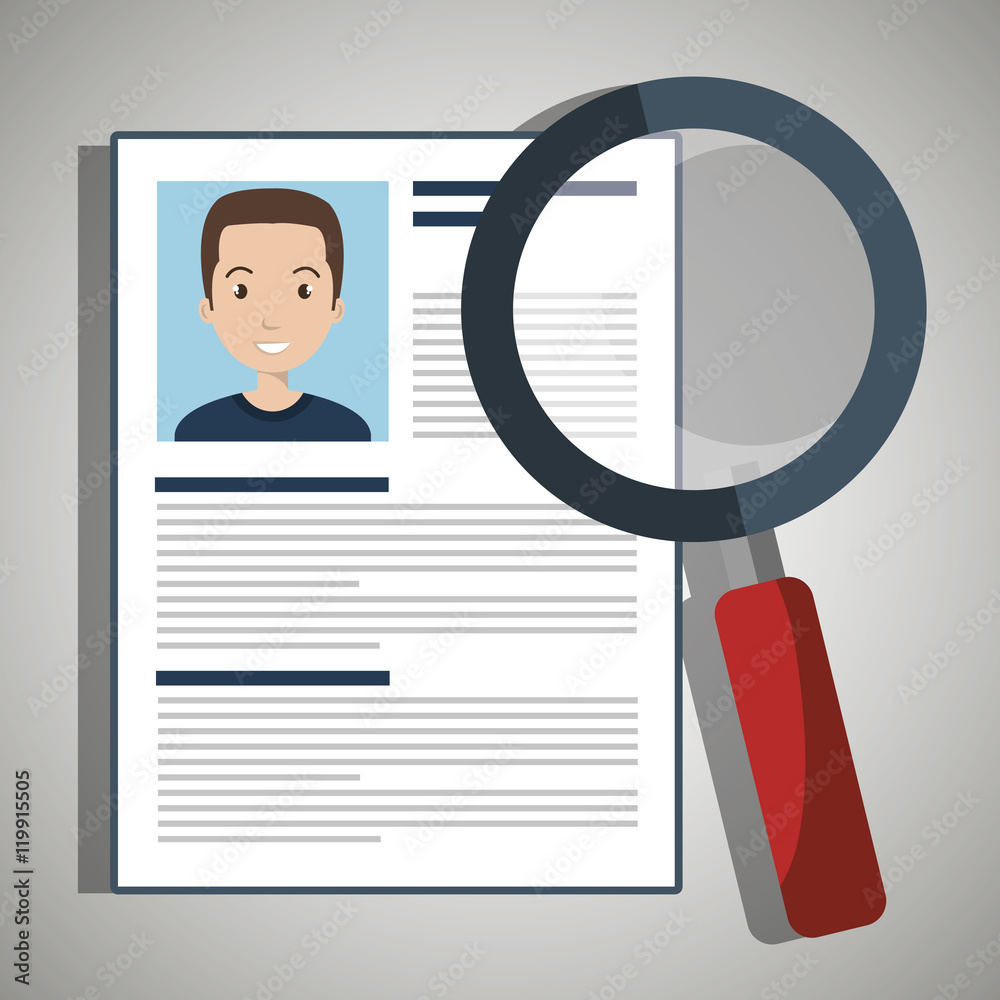 search curriculum cv man vector illustration graphic search curriculum cv man vector illustration graphic