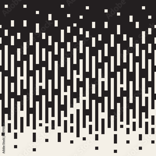 Vector Seamless Black To White Vertical Rectangle Lines Geometric Color Transition