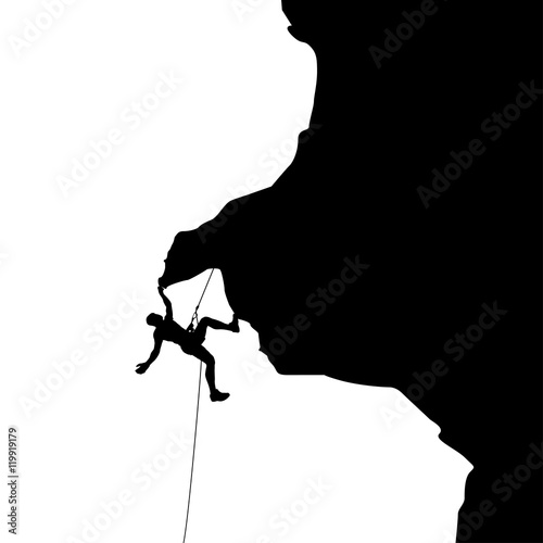 climber in rocks 03
