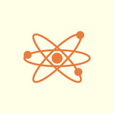 atom line icon