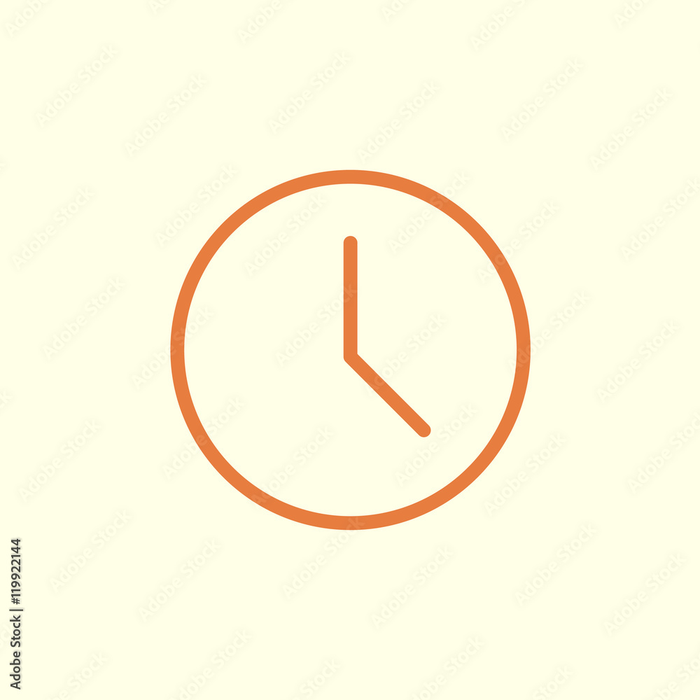clock line icon clock line icon
