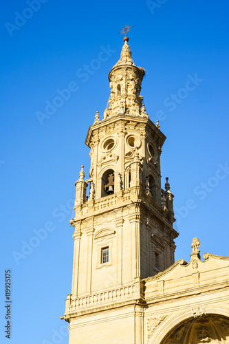 Famous cathedral in Logrona © Pabkov