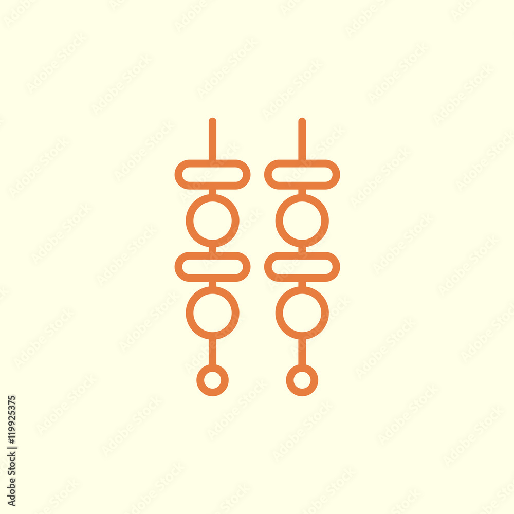 kebab line icon kebab line icon